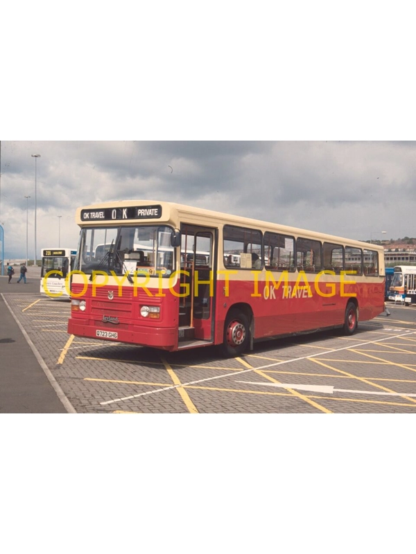 35mm slide OK Travel Rear Engined Tiger / ECW Q 723 GHG " one off"