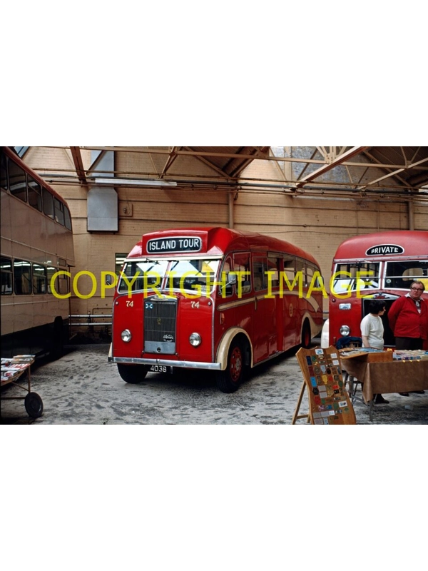 35mm slide Guernsey Albion / Heaver 4038 ~ 74