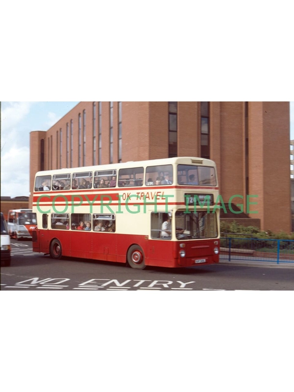 35mm slide OK Travel AN68 / Northern Counties XUP 348 L @ Gateshead Metro
