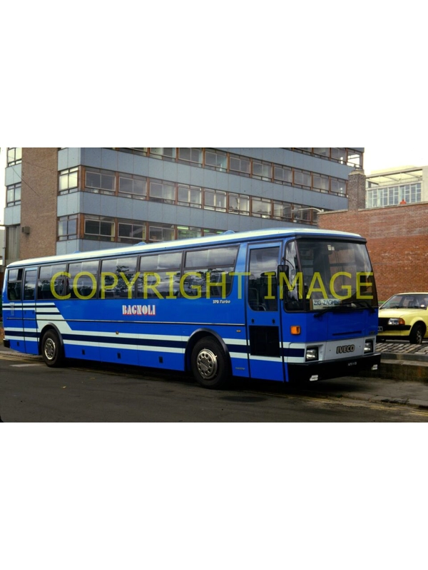 35mm slide Bagnoli Iveco Turbo 370 ~ 147011 CB