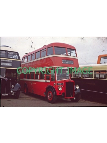 35mm bus slide Warrington leyland Titan PD1 / Alexander EED 5 ~ 27