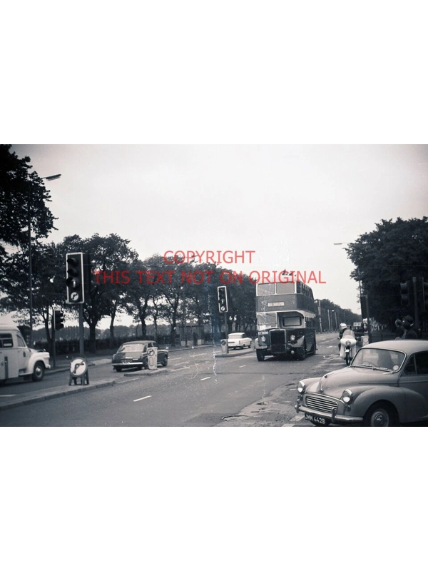 35mm BW negative West Hartlepool Leyland PD2 / Leyland EF 9590 - 70