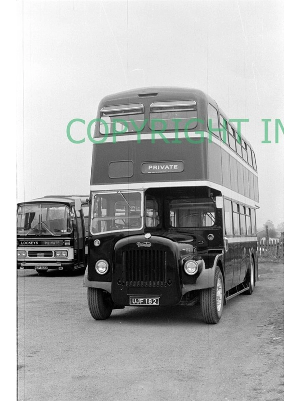 35mm BW neg Lockeys (St Helens Auckland) Daimler / MCW UJF 182 Ex Leicester (1)