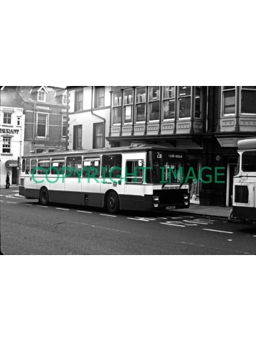 35mm B/W slide Darlington Corporation Dennis Dominator / Marshall GHN 818 V - 18