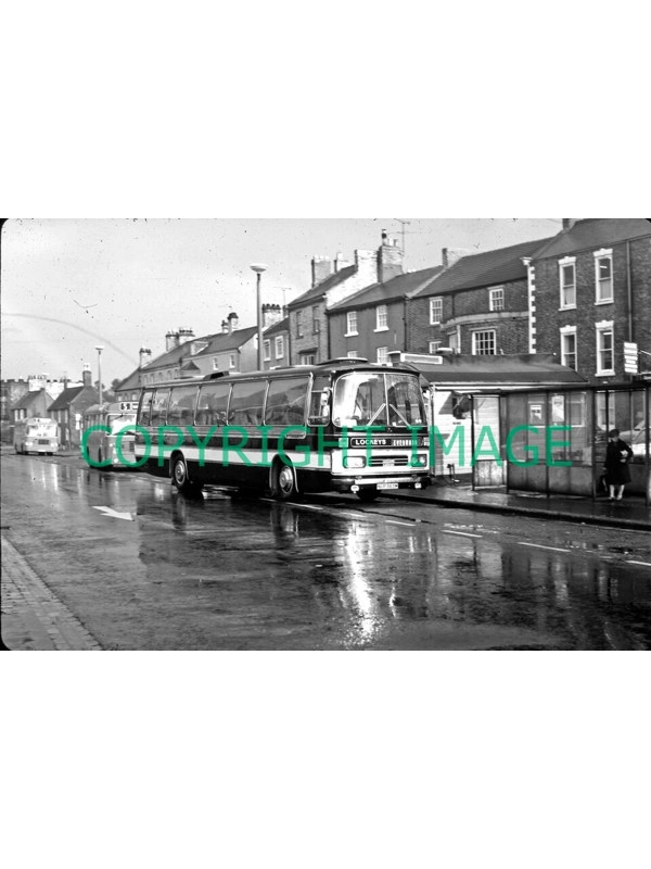 35mm B/W slide Lockeys (St Helens Auckland) Leyland Leopard / Duple NUP 565 M