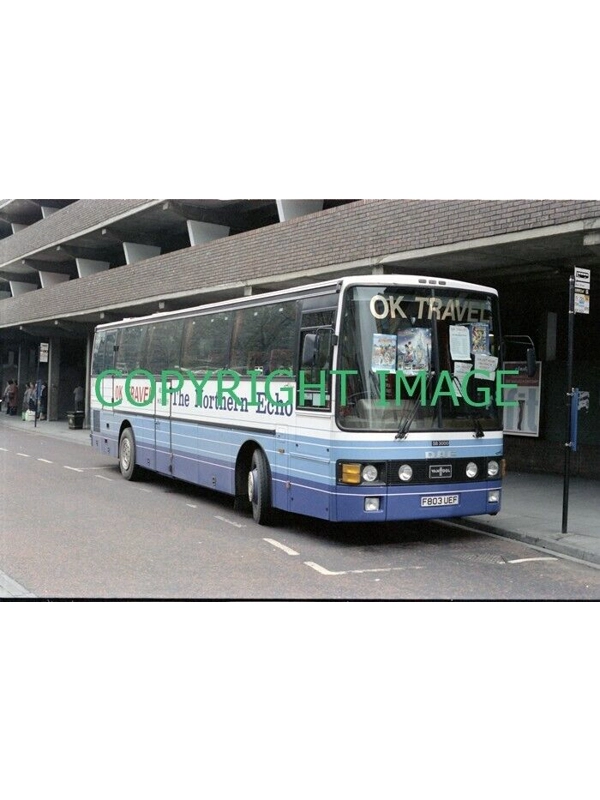 35mm Colour neg OK Travel DAF Sb3000 / Van Hool F 803 UEF