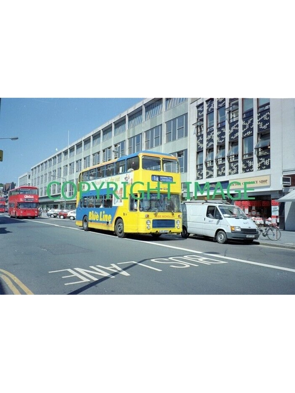 35mm Colour neg Solent Blue Line Bristol VR / ECW LHG455T ~ 155 Ex Ribble 1455