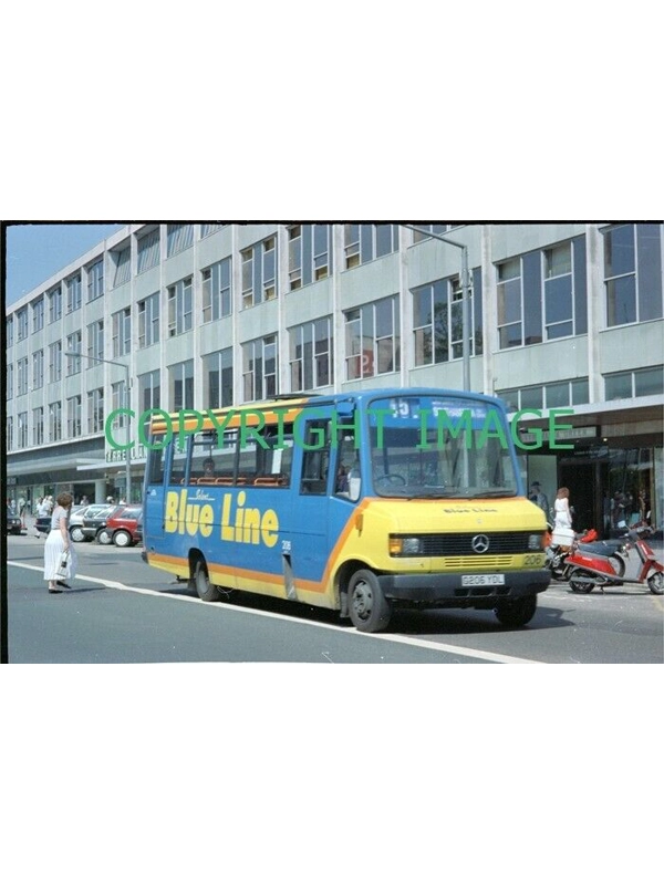 35mm colour neg Solent Blueline Mercedes 811 / Pickering G 206 YDL ~ 206