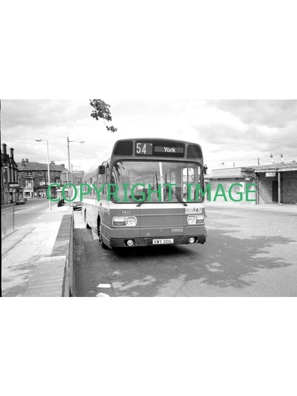35mm B/W Negative West Yorkshire National Mk1 XWY 301 L ~ 1411 @ Harrogate