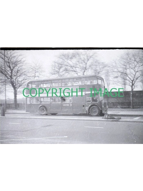 35mm B/W Negative United Bristol FLF / ECW Unidentified bus