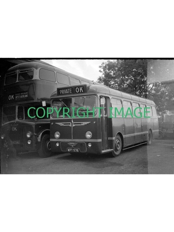 35mm B/W Neg Ok Bishop Auckland AEC Reliance / Burlingham WPT 576 *see image*