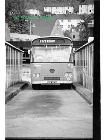 35mm B/W copy Neg Highland AEC / Willowbrook UGB 697H ~ BA21 Ex McBraynes 48