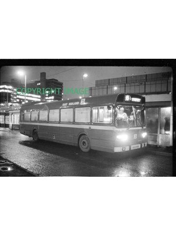 35mm B/W copy Neg East Midland National Mk1 RAU 598 R ~ 598