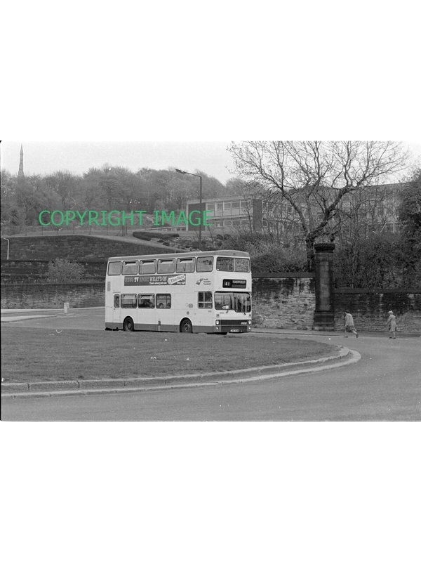 35mm B/W Negative South Yorkshire PTE MCW Metrobus Mk1 JHE 150 W ~ 1850