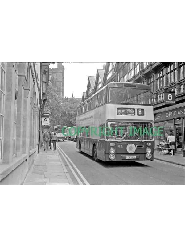 35mm B/W Neg Chester City Daimler Fleetline / NCME VCA 182 R ~ 82