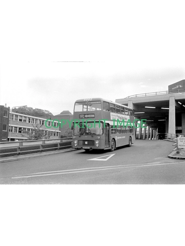 35mm B/W Neg Maidstone & District Bristol VR / ECW FKM 882 V ~ 5882