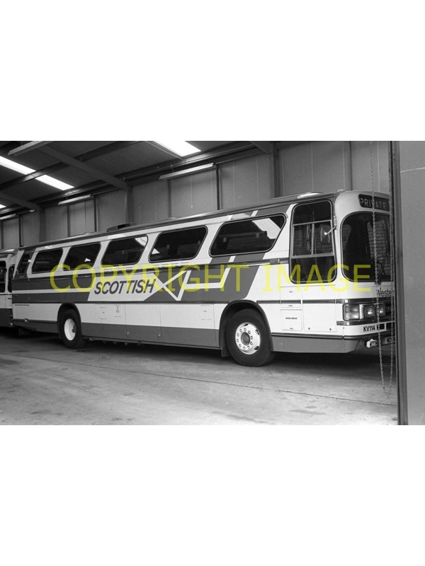35mm B/W Negative Western SMT Volvo B10M / Duple NCS 114 W ~ KV 114