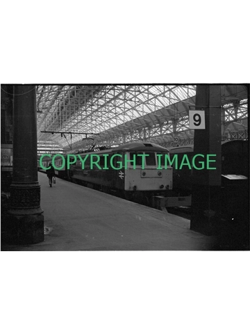 35 mm B/W Negative Unidentified Class 85 At Manchester Piccadilly 1982
