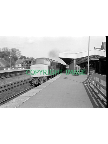 35 mm B/W Negative 45 031 heading south at Durham 1982