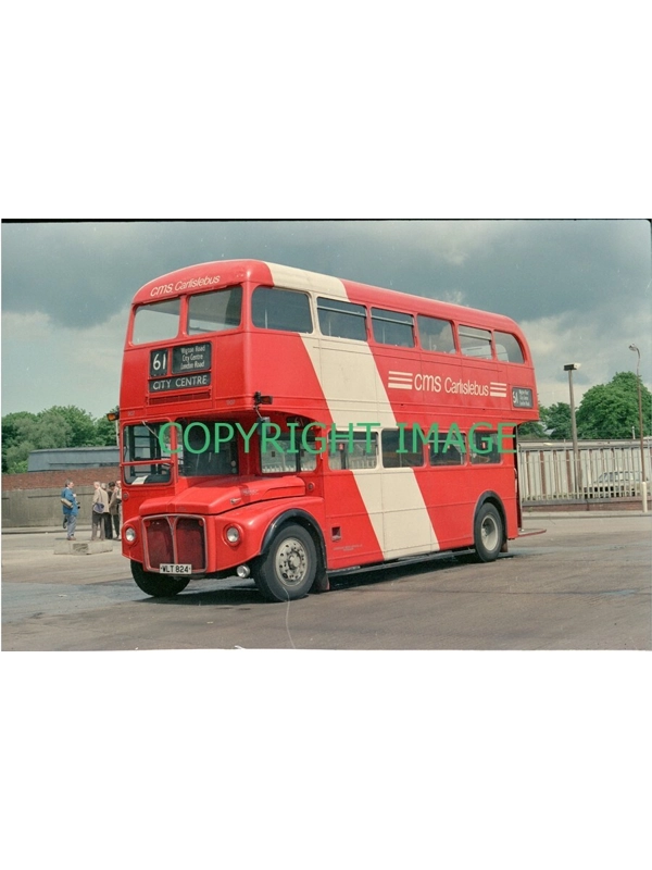 35mm Colour Neg Cumberland Routemaster / Park Royal WLT 825 ~ 907 Ex London RM 825