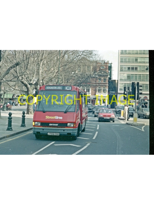 35mm colour neg London Transport Optare Metrorider J 709 CGK - MRL209