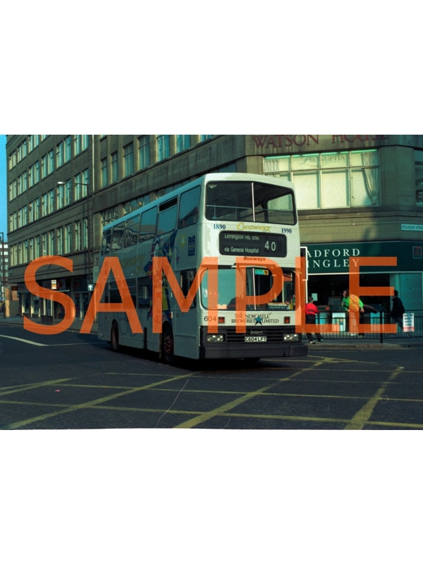35mm Colour negative Busways Leyland Olympian / Alexander C 604 LFT - 604