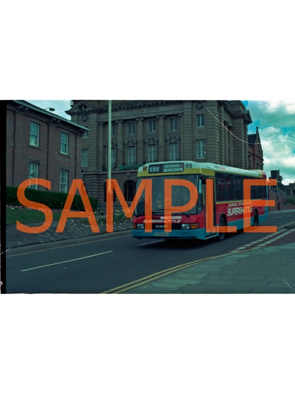 35mm Colour neg Go-Ahead Northern DAF MB 220 / Optare Delta G 754 UCU - 4754