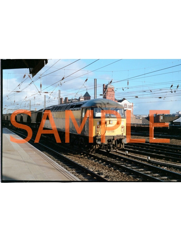 Colour Negative Trans Rail Class 56 - Unidentified Loco @ Newcastle