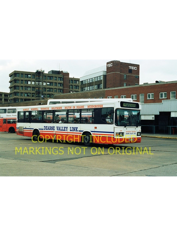 35mm colour neg Yorkshire Traction Scania N113 / East Lancs M 296 TWB - 296