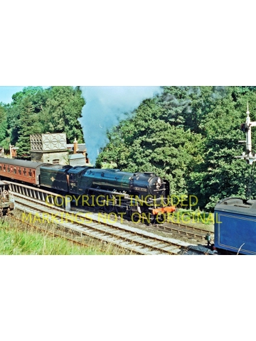 35mm colour neg Peppercorn Pacific Blue Peter 60532 @ NYMR 1995