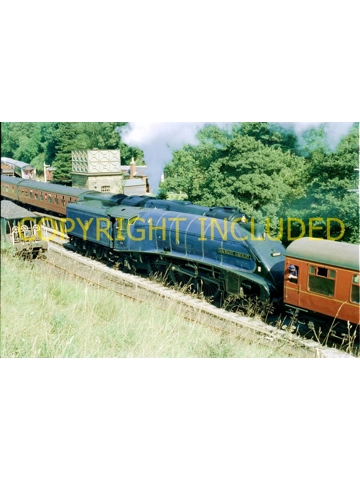 35mm colour neg LNER Class A4 60007 Sir Nigel Gresley on NYMR circa 1993