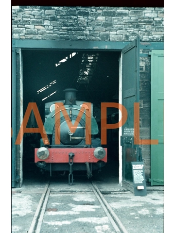 35 MM Slide (original) RS&H 0-4-0 saddle tank Sir Cecil A Cochrane @ Marley hill