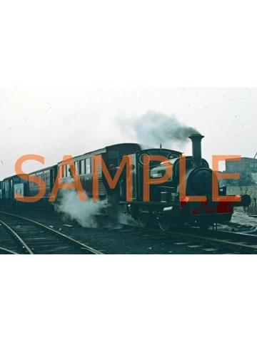 35 MM Slide (original) Hudswell Clarke Irwell @ Tanfield Railway