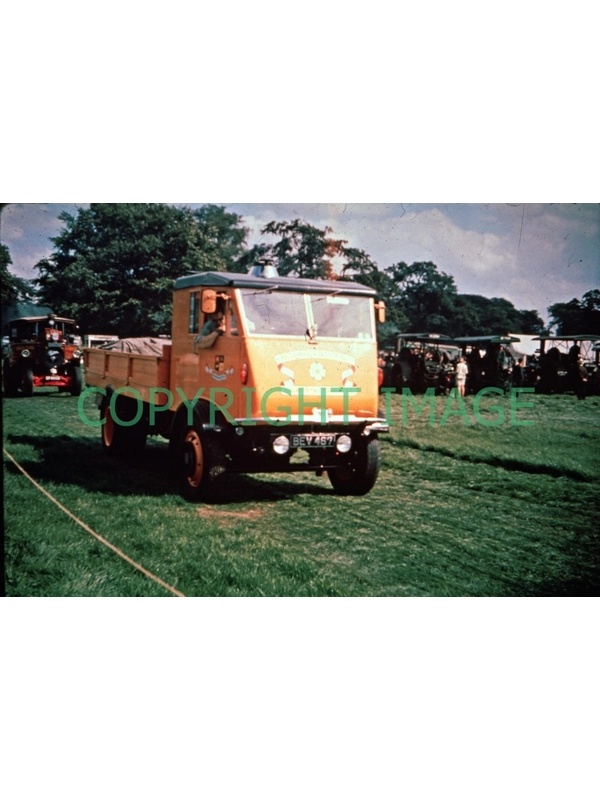 35mm slide Sentinel Steam lorry BEV 467