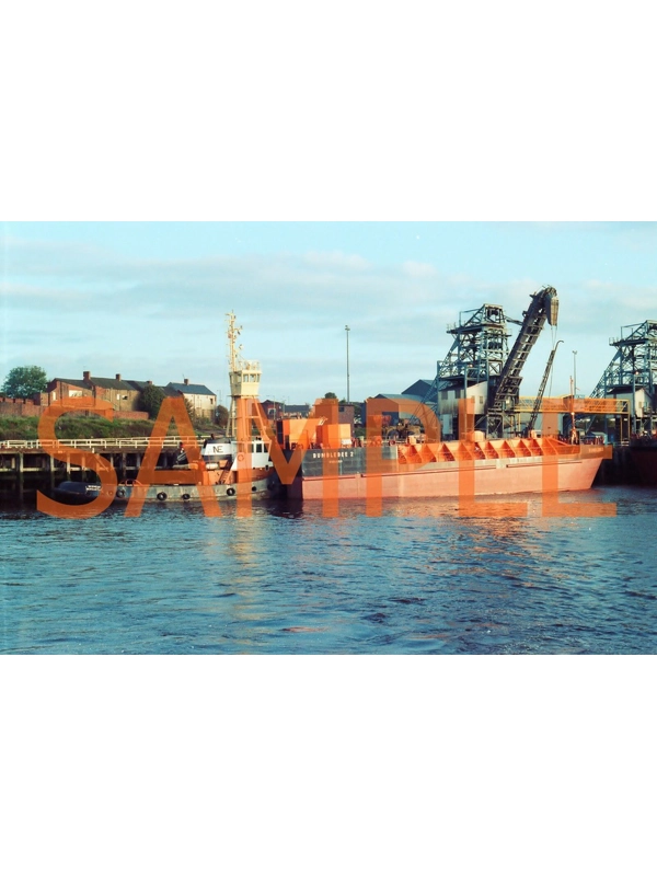 Colour Negative of Barge "Bumblebee2" at North Shields (River Tyne 1991)