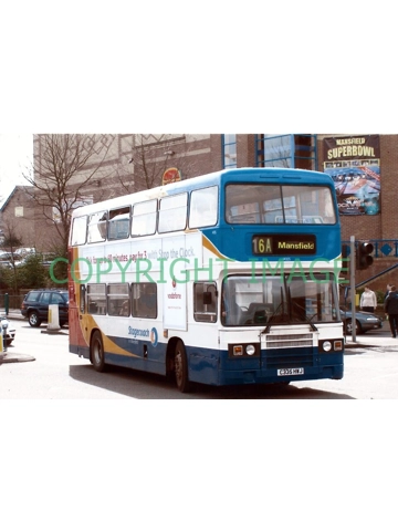 Colour Photo Stagecoach Ley. Olympian / ECW C 335 HWJ - 14335 Ex E. Midland 335