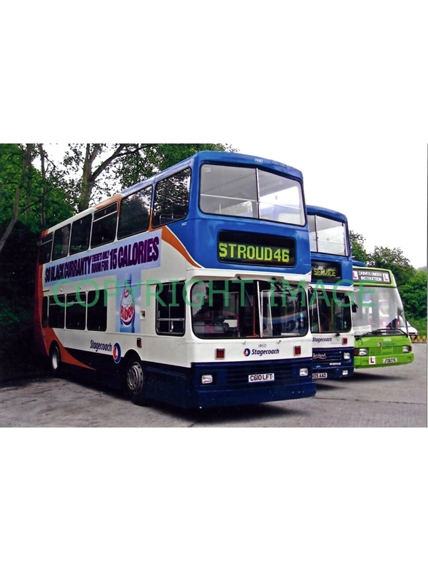 Colour Photo Stagecoach Ley. Olympian /Alexander C610LFT - 14610 Ex Busways 610