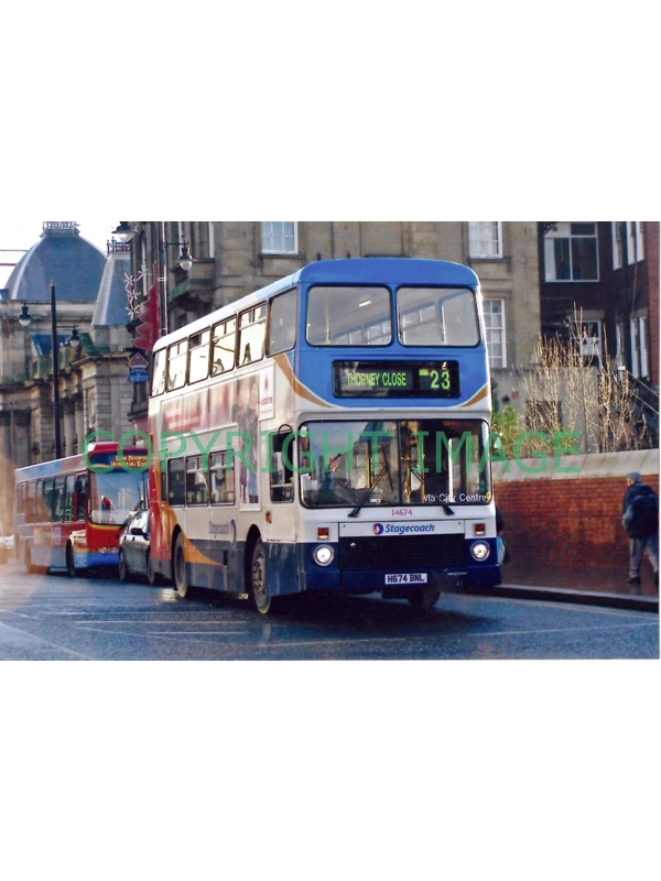 Colour Photo Stagecoach Ley. Olympian /NCME H 674 BNL - 14674 Ex Busways 674