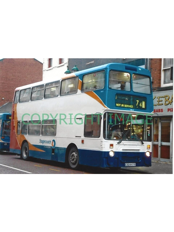 Colour Photo Stagecoach Ley. Olympian / NCME E 924 KYR 14924 Ex Busways 695