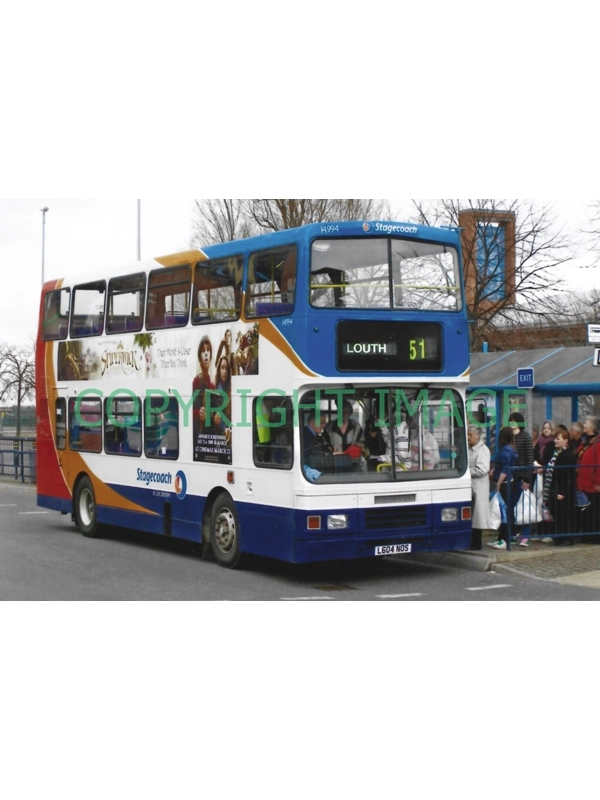 Colour Photo Stagecoach Olympian / Alexander L 604 NOS 14994 Ex Andrews 1604