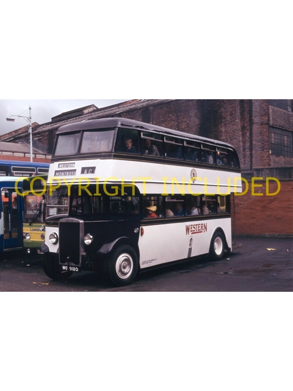 35mm slide Western SMT Leyland TD7/ Leyland WG9180 (fictional) Ex Alexander R266