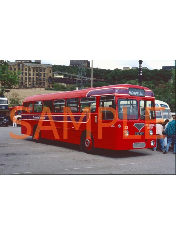 35mm slide Doncaster Corporation Leyland Tiger Cub / Roe 433 MDT - 33