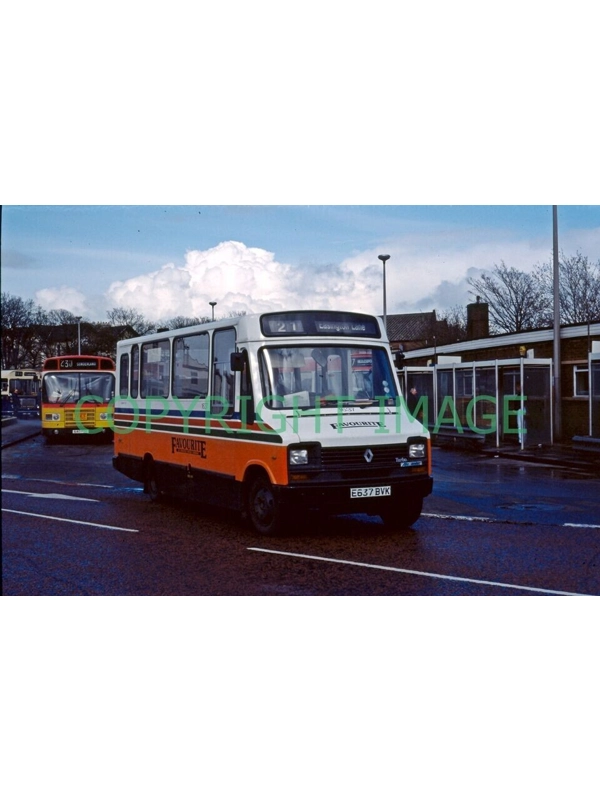 35mm slide Busways (Favourite) Dodge S56 / Alexander E637 BVK - 1637 @Hartlepool