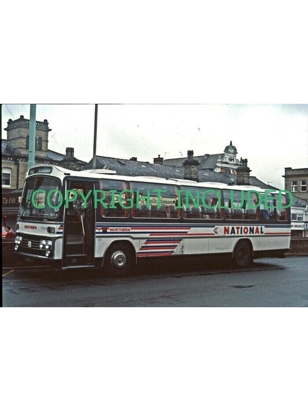 35mm slide Northern Leyland Leopard / Plaxton EGR 708 S ~ 7008