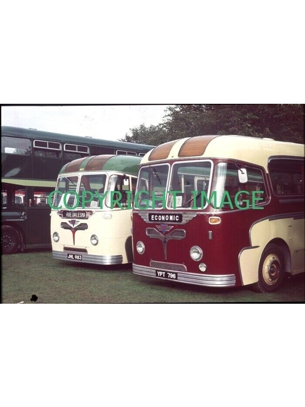 35mm slide West Riding JHL 983 ~ 803 & Economic YPT 766 ~ 3 AEC Reliance / Roe
