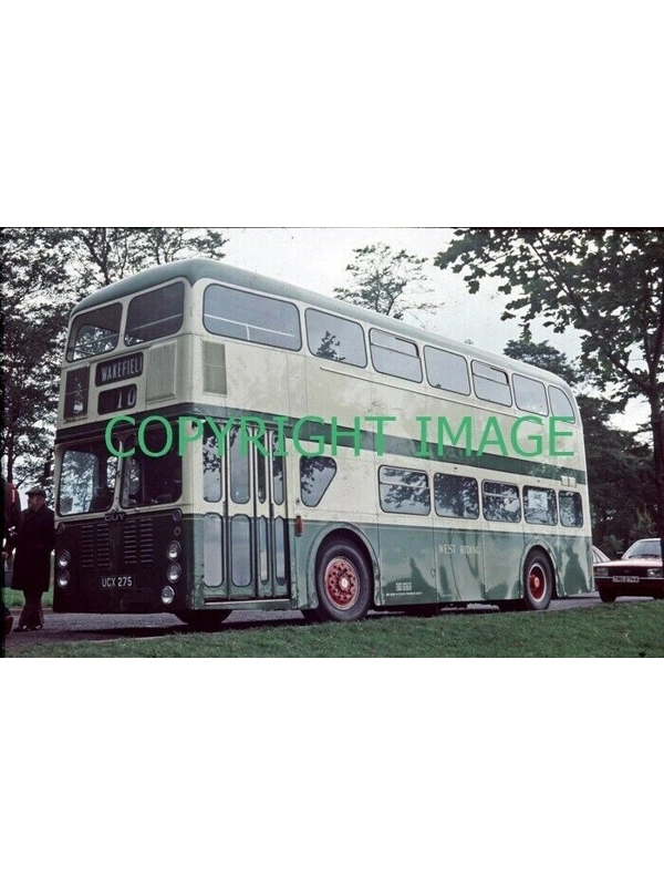 35mm slide West Riding UCK 275 Guy Wulfrunian / Roe ~ 995 Ex County 99