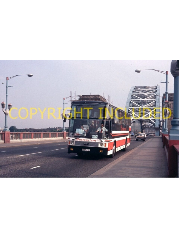 35mm slide Bustourism ( France) Van Hool Acron? 6897 LP 52