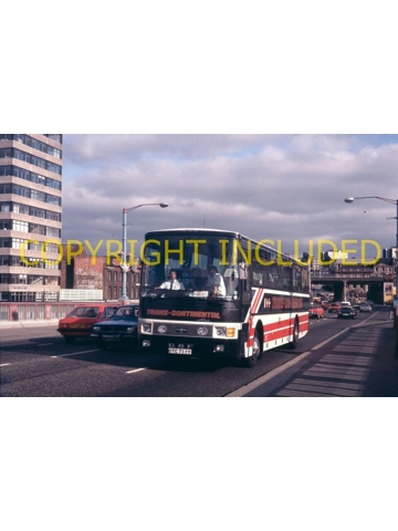 35mm slide Clevedon Coaches DAF MB 200 / Van Hool OTC 711 Y