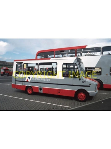 35mm slide Northumbria Iveco / Robin Hood E329 EJR ~ 961 Ex Rochester & Marshall