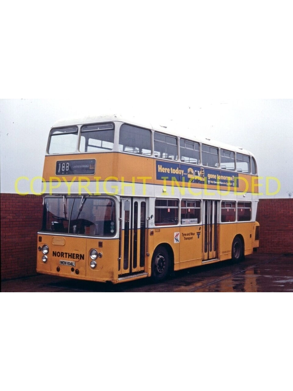 35mm slide Northern General Atlantean PDR S / ECW NCN 104 L ~ 3228 Ex G&D 104L